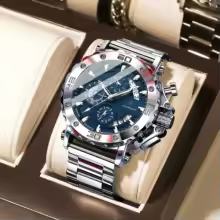 POEDAGAR Luxury Watch For Men Calendar Luminous