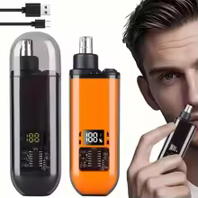 2 In 1 Electric Portable Ear And Nose Hair Trimmer Clipper