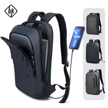 HK Slim Backpack For Men 15.6 Inch Laptop Bags Waterproof