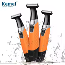 kemei body trimmer rechargeable electric shaver