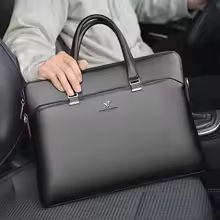 Brand Briefcases For Men Leather Executive Business