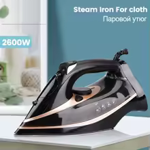 2600W Steam Iron For Clothes With Non-Stick Soleplate