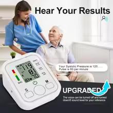 Portable Digital Upper Arm Blood Pressure Monitor