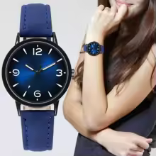 Pu Leather Women Watch Casual Wristwatch Quartz Watches