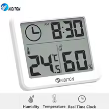 Digital Clock Desk Clock with Temperature