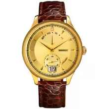 BERNY 18K Gold Men Quartz Watches Luxury