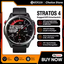NEW 2025 Zeblaze Stratos 4 GPS Smartwatch